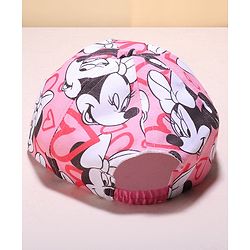 Babyhug Disney Summer Cap With Minnie Mouse Graphics - Pink