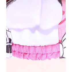 Babyhug Disney Summer Cap With Minnie Mouse Graphics - Pink