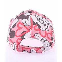 Babyhug Disney Summer Cap With Minnie Mouse Graphics - Pink