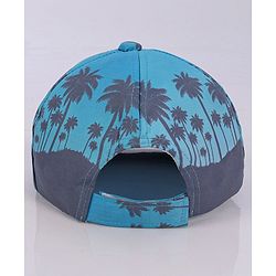 Babyhug Disney  Summer Cap With Mickey Mouse Graphics - Navy Blue
