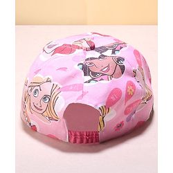 Babyhug Disney Summer Cap With Disney Princess Print - Pink