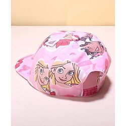 Babyhug Disney Summer Cap With Disney Princess Print - Pink