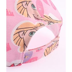 Babyhug Disney Summer Cap With Disney Princess Print - Pink