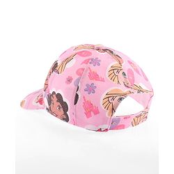 Babyhug Disney Summer Cap With Disney Princess Print - Pink