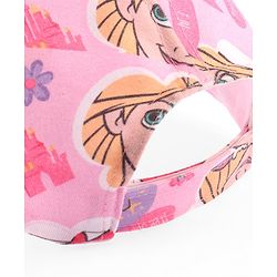 Babyhug Disney Summer Cap With Disney Princess Print - Pink