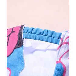 Babyhug Disney Summer Cap With Minnie Mouse   Print - Blue