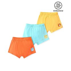 Babyhug 100% Cotton Knit Antibacterial Trunks Tiger Print Pack of 3 - Multicolour