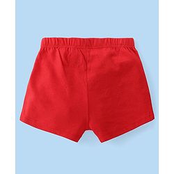 Babyhug 100% Cotton Knit Antibacterial Trunks  with Striped & Penguin Print  Pack of 5 - Red White &  Blue