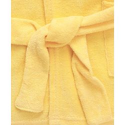 Babyhug Disney Hooded Bath Robe with Pockets & Winnie The Pooh Graphics - Yellow