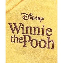 Babyhug Disney Hooded Bath Robe with Pockets & Winnie The Pooh Graphics - Yellow