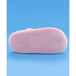 Cute Walk by Babyhug Slip On Clogs With Back Strap Closure & Appliques - Pink