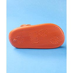 Cute Walk by Babyhug Slip On Clogs Teddy Bear Applique - Orange