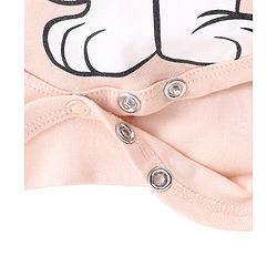 Babyhug Disney Interlock Cotton Knit Half Sleeves Onesies with Aristocat Marie Graphics Pack Of 3 - Multicolour
