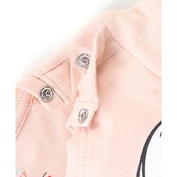 Babyhug Disney Interlock Cotton Knit Half Sleeves Onesies with Aristocat Marie Graphics Pack Of 3 - Multicolour