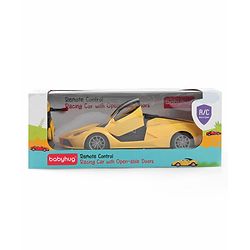 Babyhug Remote Control 1:16 Scale Openable Door Battery Operated Red Racing Car| USB-Cable Rechargeable Sports Car| High Speed Car with Long Lasting Battery and Bright LED Lights| BIS Certified| 3 Years+