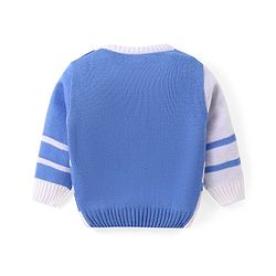 Babyhug Knitted Full Sleeves Sweater Set with Boat Design - Multicolour