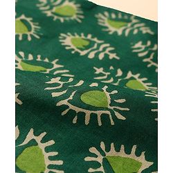 Babyhug Cotton Woven Full Sleeves Printed Kurta Pyjama Set -Green
