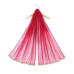 Babyhug Woven Half Sleeves Floral & Sequined Embroidered Choli Lehenga Set with Dupatta - Fuschia