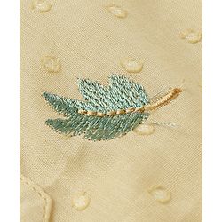Babyhug Cotton Woven Cambric Full Sleeves Embroidered Kurta Pyjama Set - Yellow