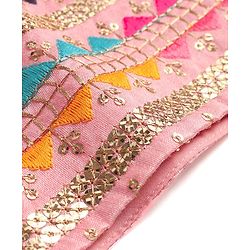 Babyhug Woven Full Sleeves Kurta &  Pyjama Set With Embroidered Waistcoat - Pink