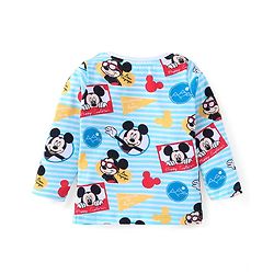 Babyhug Disney Single Jersey Knit Full Sleeves Night Suits with Mickey Mouse Graphics Pack of 2 - Red & White