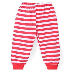 Babyhug Disney Single Jersey Knit Full Sleeves Night Suits with Mickey Mouse Graphics Pack of 2 - Red & White