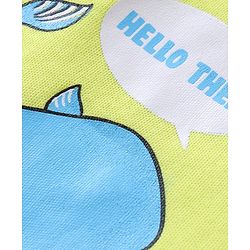 Babyhug 100% Cotton Interlock Anti Bacterial Half Sleeves Vests Dolphin & Striped Print Pack of 5 - Multicolor