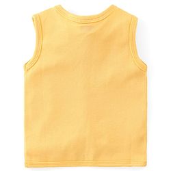 Babyhug 100% Cotton Knit Sleeveless Antibacterial Set of Vests Striped Car & Crocodile Print Pack of 3 - Multicolour