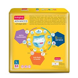 Babyhug Advanced Pant Style Diapers Large Pack of 2 - 64 Pieces Each