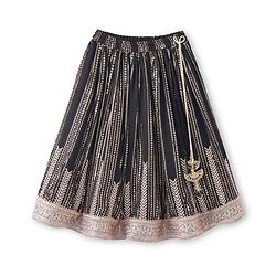 Babyhug  Sleeveless Sequenced Corddori   Embroidered Choli Lehenga & Frill Net Dupatta Set- Black