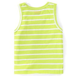 Babyhug 100% Cotton Knit Sleeveless  Antibacterial Sando  with Striped & Frog Print  Pack of 3 - Multicolour