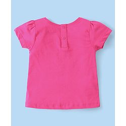 Babyhug Disney 100% Cotton Knit Half Sleeves Tops with Minnie Mouse Graphics Pack of 2 - Multicolour