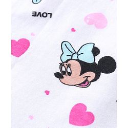 Babyhug Disney 100% Cotton Knit Half Sleeves Tops with Minnie Mouse Graphics Pack of 2 - Multicolour