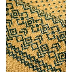 Babyhug Knit Full Sleeves Sweater Set with Aztec Design - Yellow