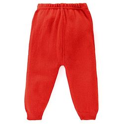 Babyhug Knitted Full Sleeves Pullover Sweater Set with Cars Design - Red
