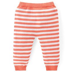 Babyhug Knit Full Sleeves Sweater Set with Cap Fox Design - Orange