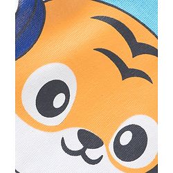Babyhug 100% Cotton Knit Set of  Vests with Striped Crocodile & Tiger Print Pack of 3 - Multicolour