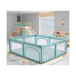 Babyhug Smart Portable with Safety Lock Playpen with Play Gate Fence - Pink