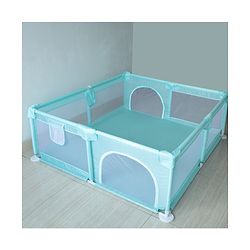 Babyhug Smart Portable with Safety Lock Playpen with Play Gate Fence - Pink