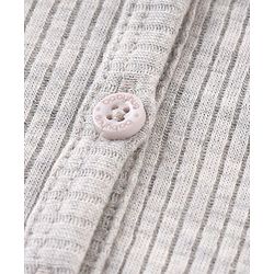 Babyhug Full Sleeves Front Open & Pullover Thermal Wear Vests Pack of 2 - Light Grey