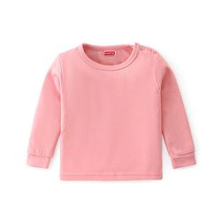 Babyhug Front Open & Pullover Full Sleeve Solid Colour Thermal Vests Pack of 2 - Pink