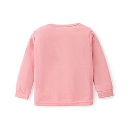 Babyhug Front Open & Pullover Full Sleeve Solid Colour Thermal Vests Pack of 2 - Pink