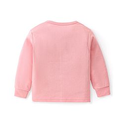Babyhug Front Open & Pullover Full Sleeve Solid Colour Thermal Vests Pack of 2 - Pink