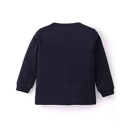 Babyhug Front Open & Pullover Full Sleeves Solid Colour Thermal Vests Pack of 2 - Navy Blue