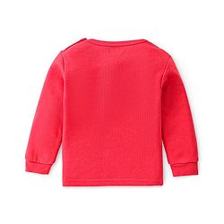 Babyhug Front Open & Pullover Full Sleeve Solid Colour Thermal Vests Pack of 2 - Red
