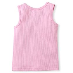 Babyhug Cotton Full Sleeves Thermal Vest and Pant Set Solid - Pink