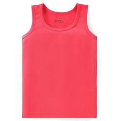 Babyhug  Full Sleeves Thermal Vest Pullover & Pant Set Solid Colour - Dark Pink