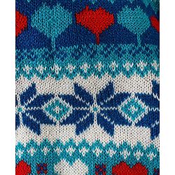 Babyhug Knitted Full Sleeves Pullover Sweater Set with Intarsia Design - Multicolour