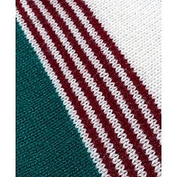 Babyhug Knitted Full Sleeves Striped Sweater Set - Green