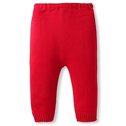 Babyhug Knitted Full Sleeves Santa Designed Pullover Sweater Set - Navy Blue